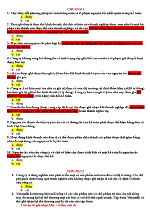 Trắc nghiệm nhập môn kinh doanh chương 1 - kiến thức cơ bản và câu hỏi ôn tập